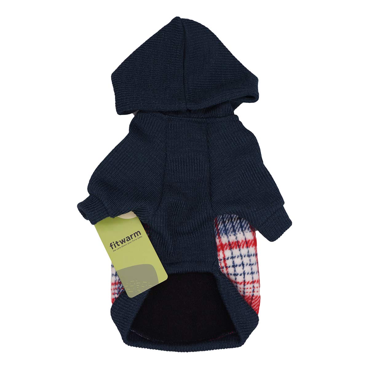 Fitwarm Knitted Pet Clothes Dog Sweater Hoodie Sweatshirts Pullover Cat Jackets Red Small