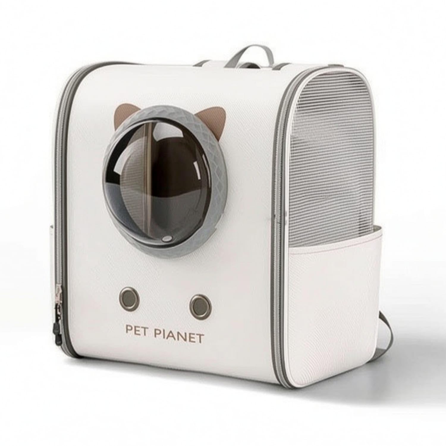 HardShell Pet Carrier Backpack Transparent Cat Backpack Ventilated Covered Pet Bag Structured for Cats, Small Dogs, Travel, Out