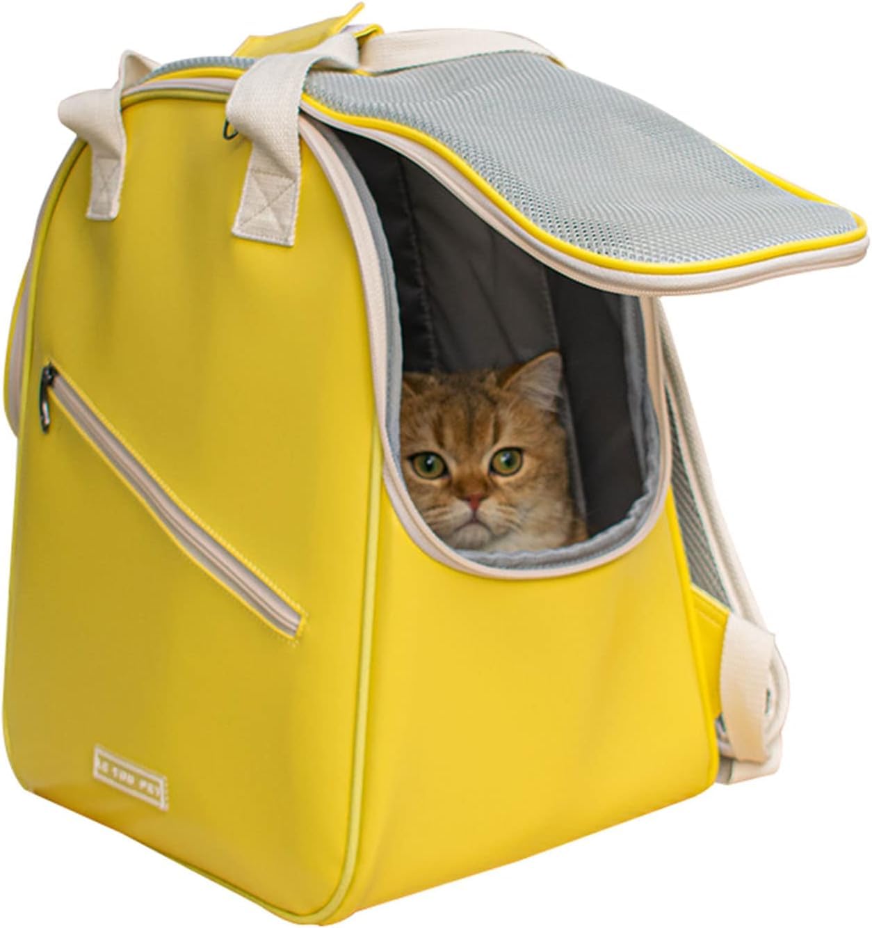 Cature Care By Nature Cat Backpack, Pet Carrier Backpack For Small Cats And Dogs, Puppies Kittens Fully Ventilated Mesh Dog Back