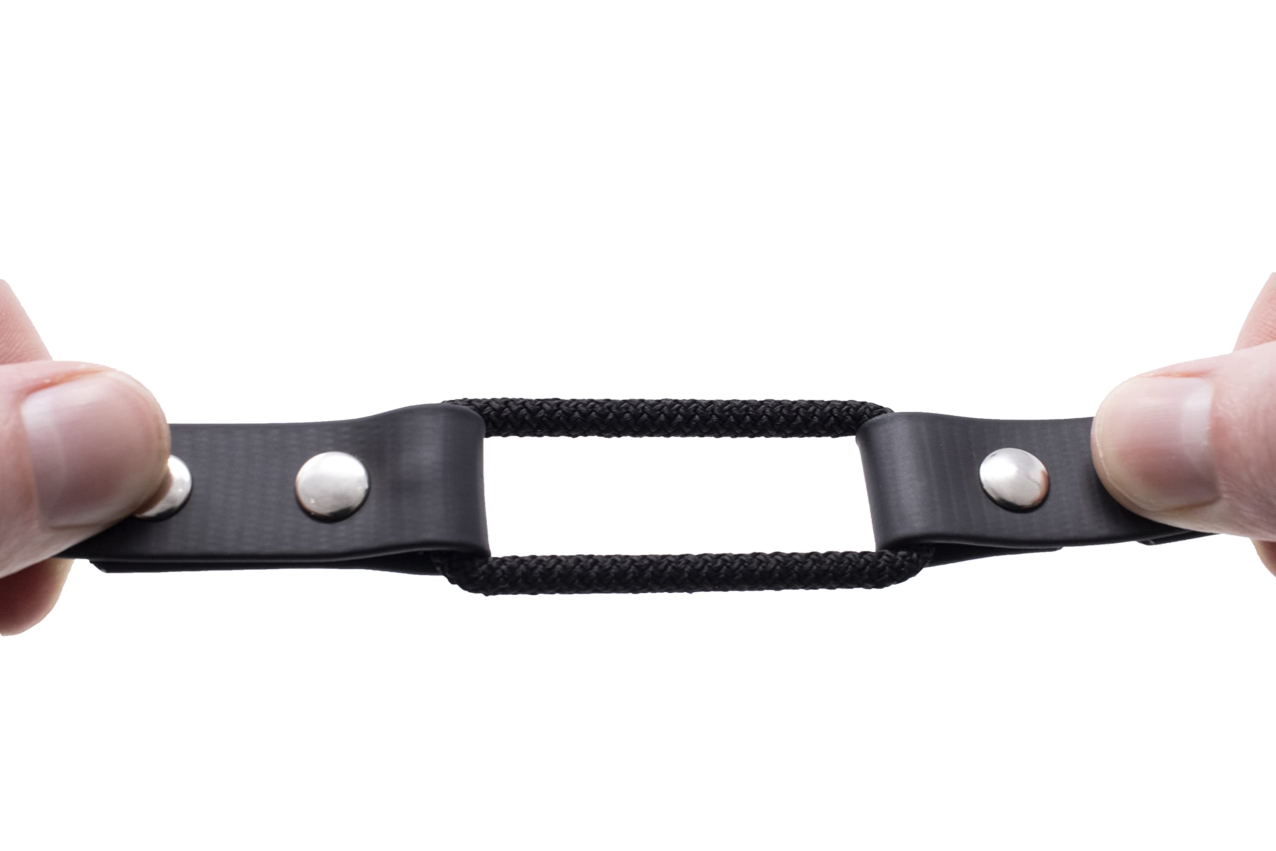 Educator Quick Snap Bungee Dog Collar, Biothane, Waterproof, Odorproof, Easy Connect And Disconnect Clasp And D Ring With Comfort Bungee Loop, Adjustable For Custom Fit, 3/4-Inch, Black