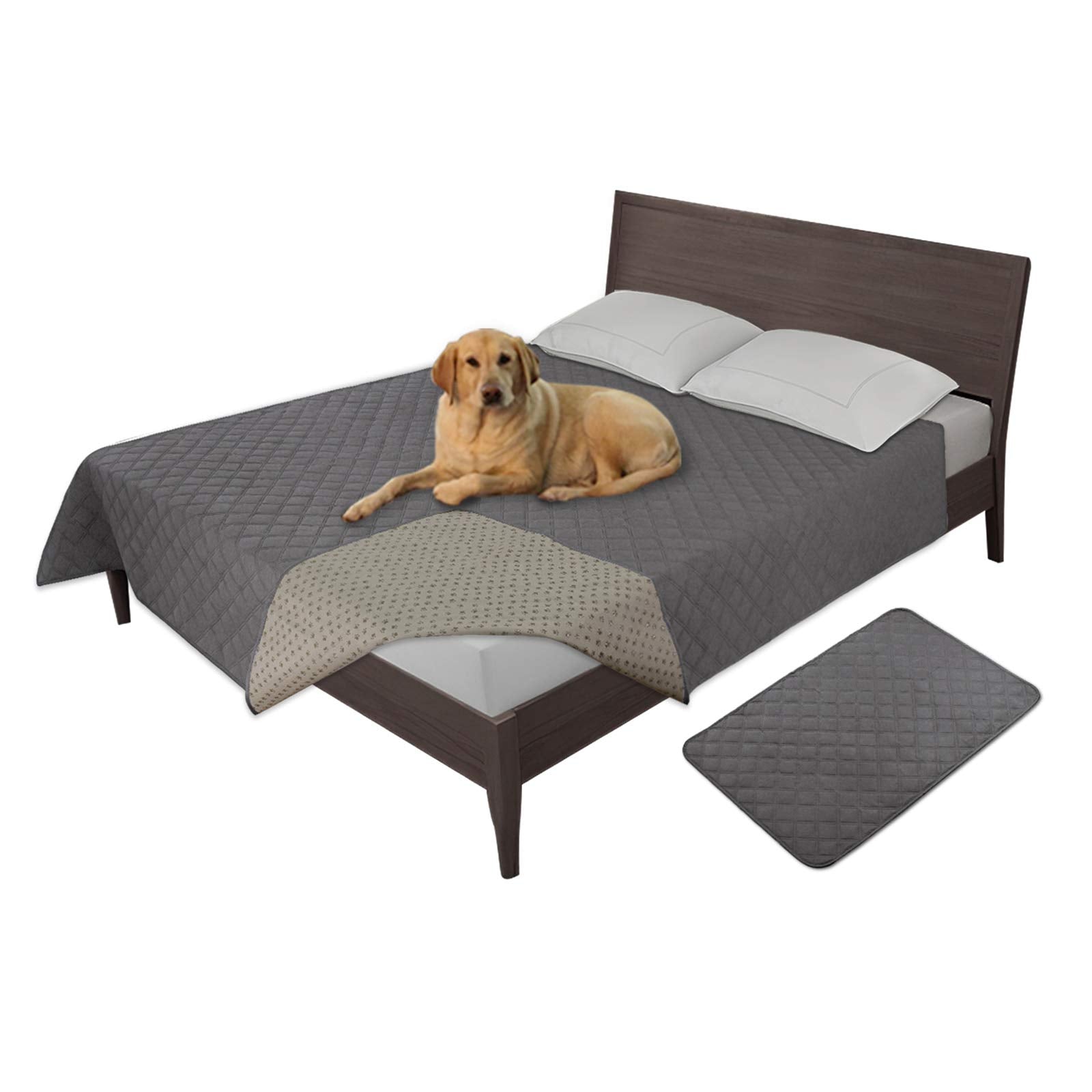 Easy-Going 100% Waterproof Dog Bed Cover Washable Couch Cover Non-Slip Sofa Cover Furniture Protector Cover Reusable Incontinenc
