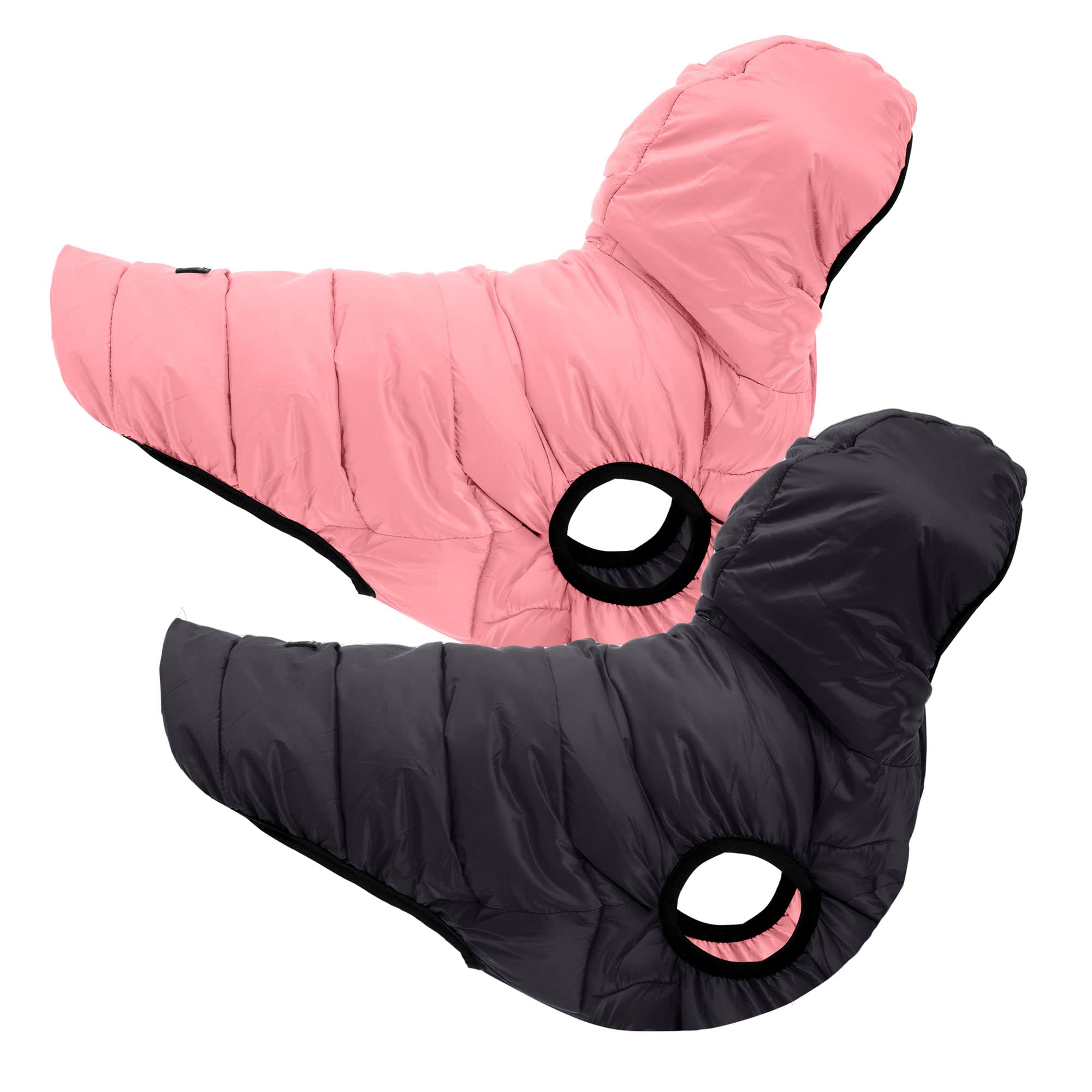 Pawtitas Reversible Dog Puffer Jacket | Water Resistant | Dog Coat For Winter To Keep Your Puppy Warm For Cold Weather Jacket |L