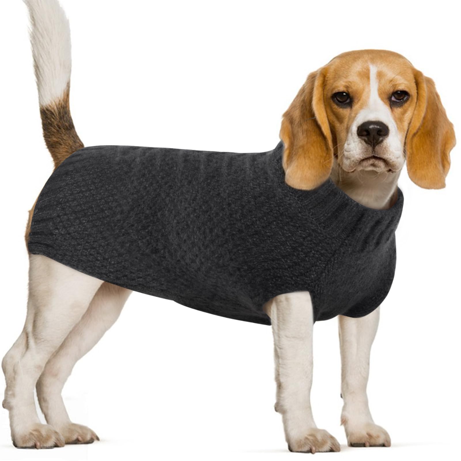 IECOii Dog Sweater Large Size Dog,Large Dog Sweater for Male Female Dogs,Neutral Thick Warm Dog Sweater,XL Dog Sweater for Chris