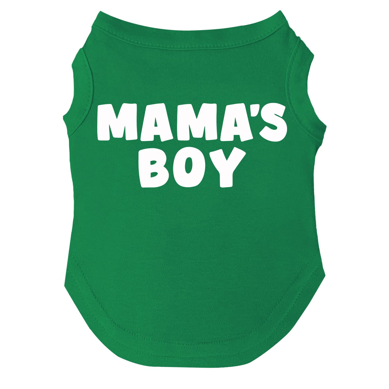 Mama'S Boy Mother'S Day, Valentine'S Day Dog Tee Shirt Sizes For Puppies, Toys, And Large Breeds (Green, X-Small 944)