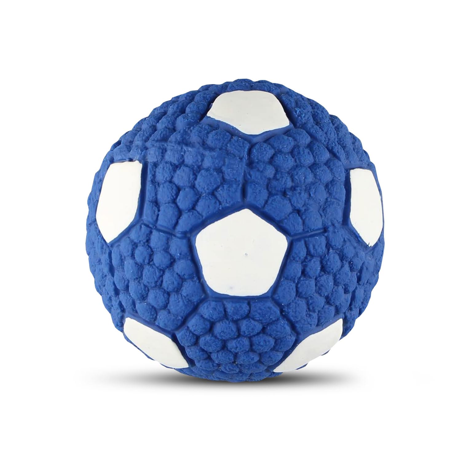Plushmate NonToxic Soft Latex Squeaky Football Chew Toy  Interactive Fetch, Chewing, Training & Floating Fun For Dogs & Puppie