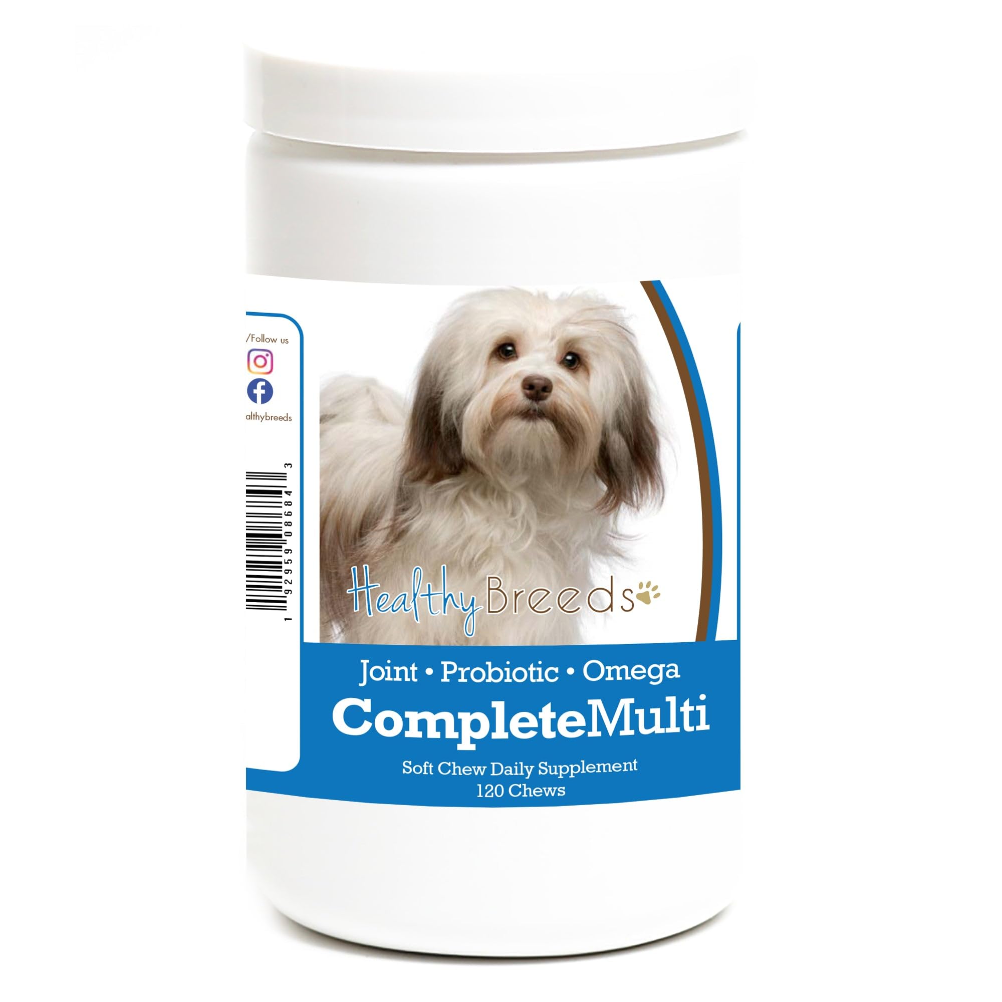 Healthy Breeds Havanese All in One Multivitamin Soft Chew 120 Count