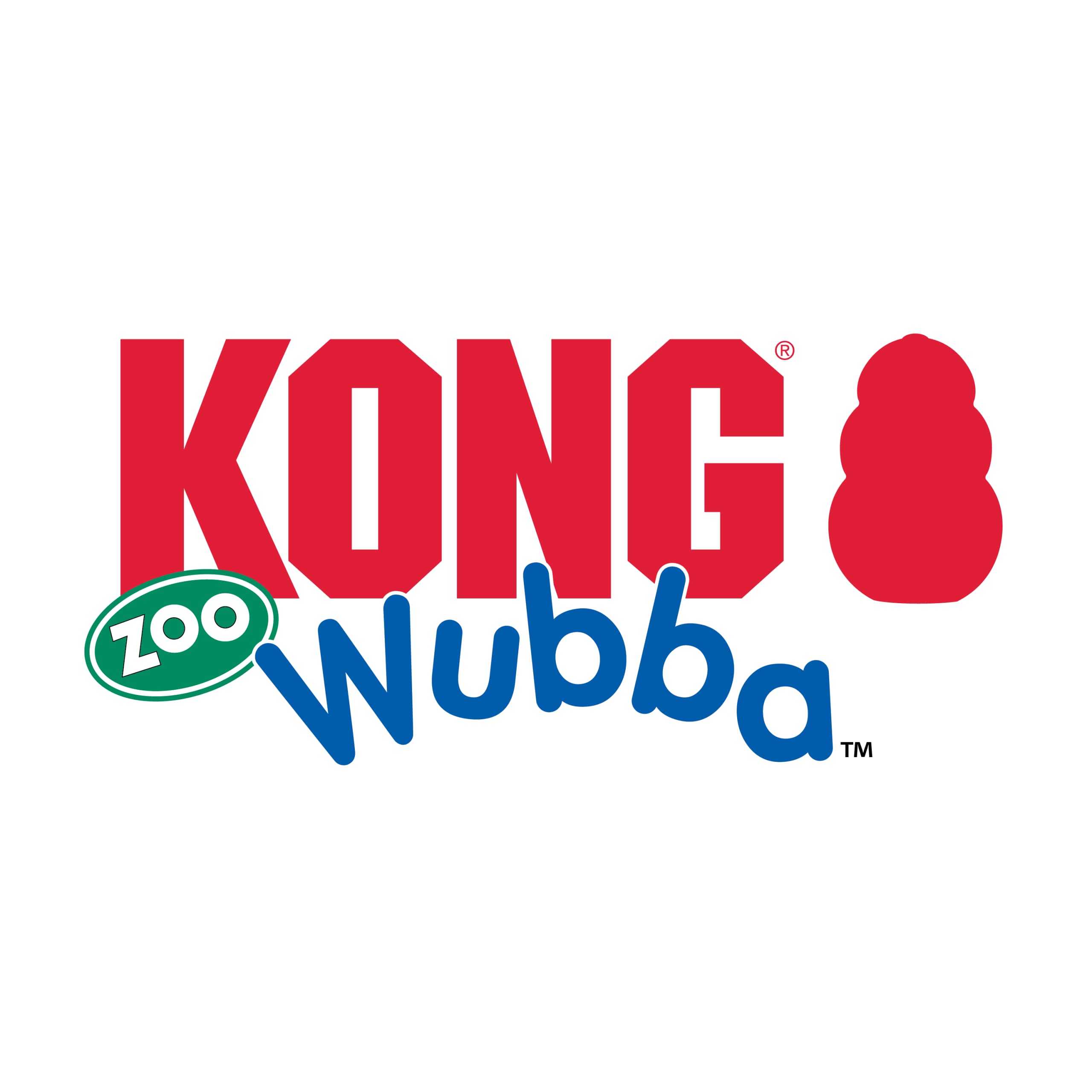 Kong Wubba Zoo Assorted Animal Dog Toy (Cheetah)