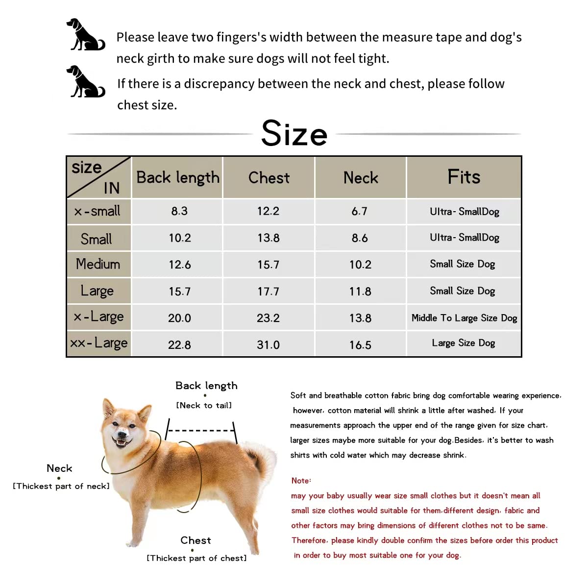 Alroman Dogs Shirts Red Vest Clothing For Dogs Cats Xs Dog Vacation Shirt Female Dog Clothing Puppy Summer Clothes Girl Cotton Summer Shirt Small Dog Cat Pet Clothes Vest T-Shirt Apparel