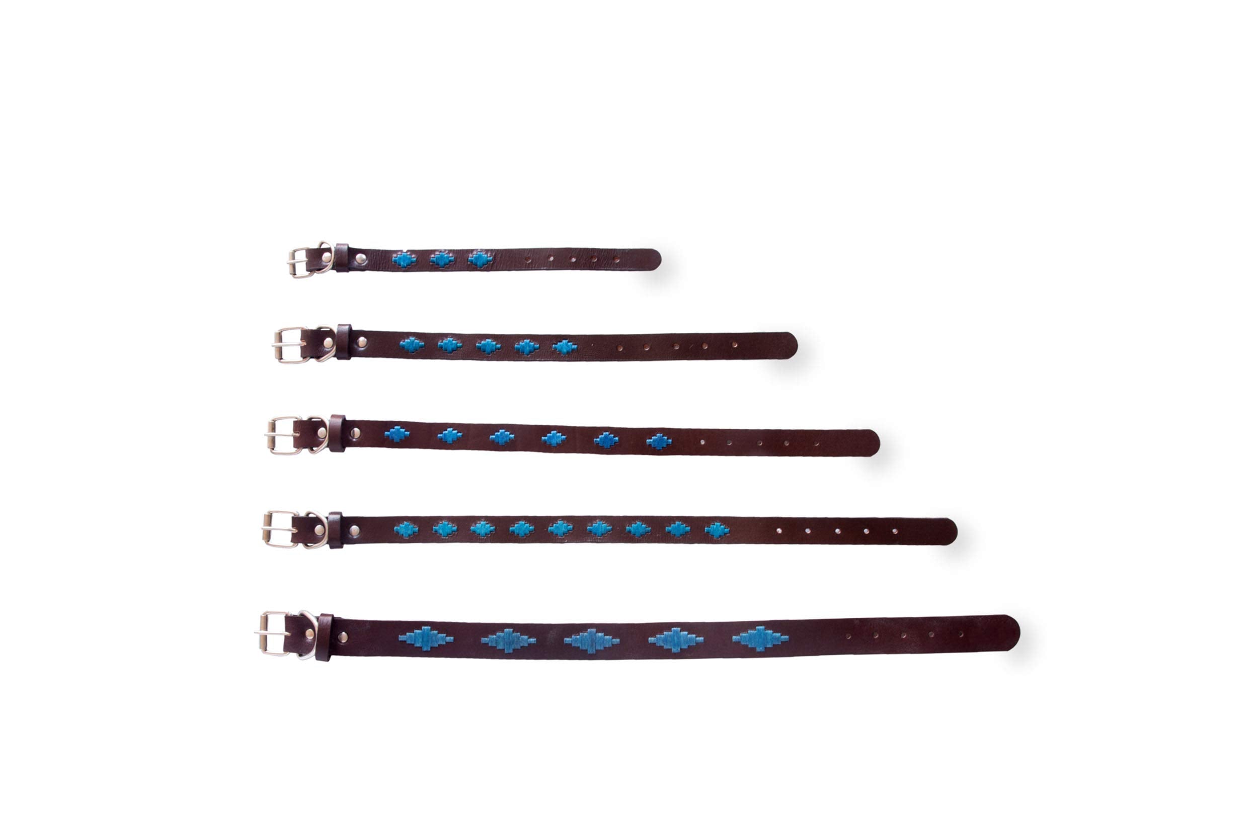 Gaucho Goods Soft Leather Dog Collar - Tahoe (S)