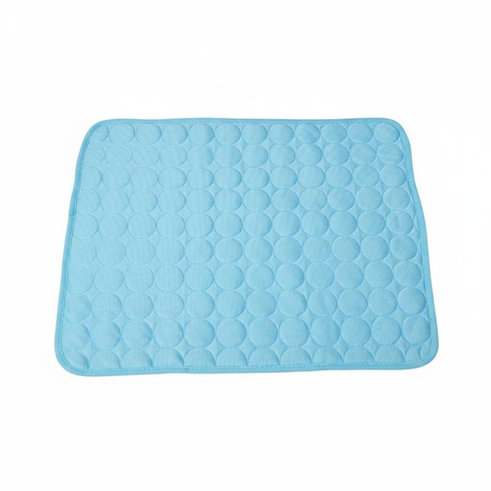 LOOM TREE Breathable Pet Cooling Mat Lightweight Dog Cooling Pad Machine Washable for Dogs, Cats, Summer, Light Blue, Xs | Pet S