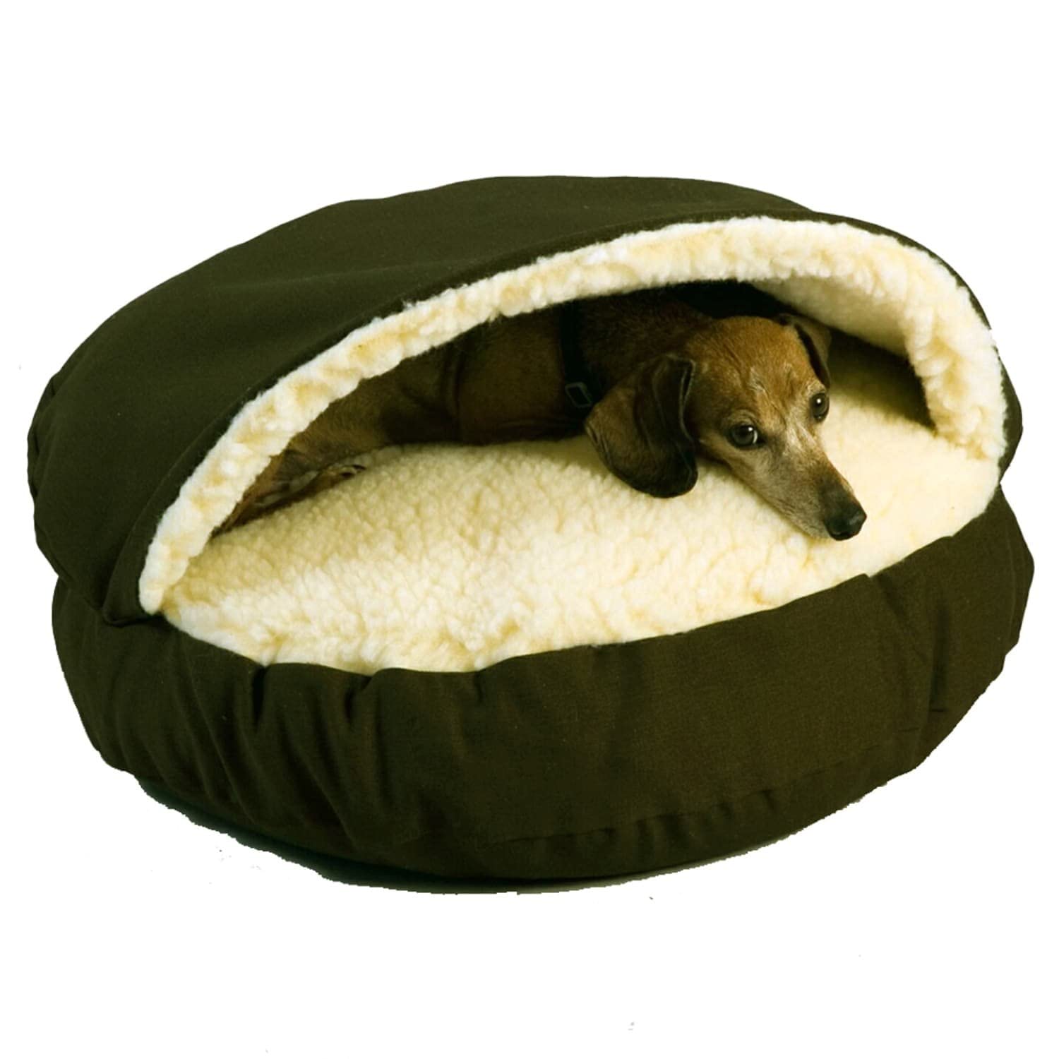 Snoozer Orthopedic Cozy Cave Pet Bed, X-Large, Khaki