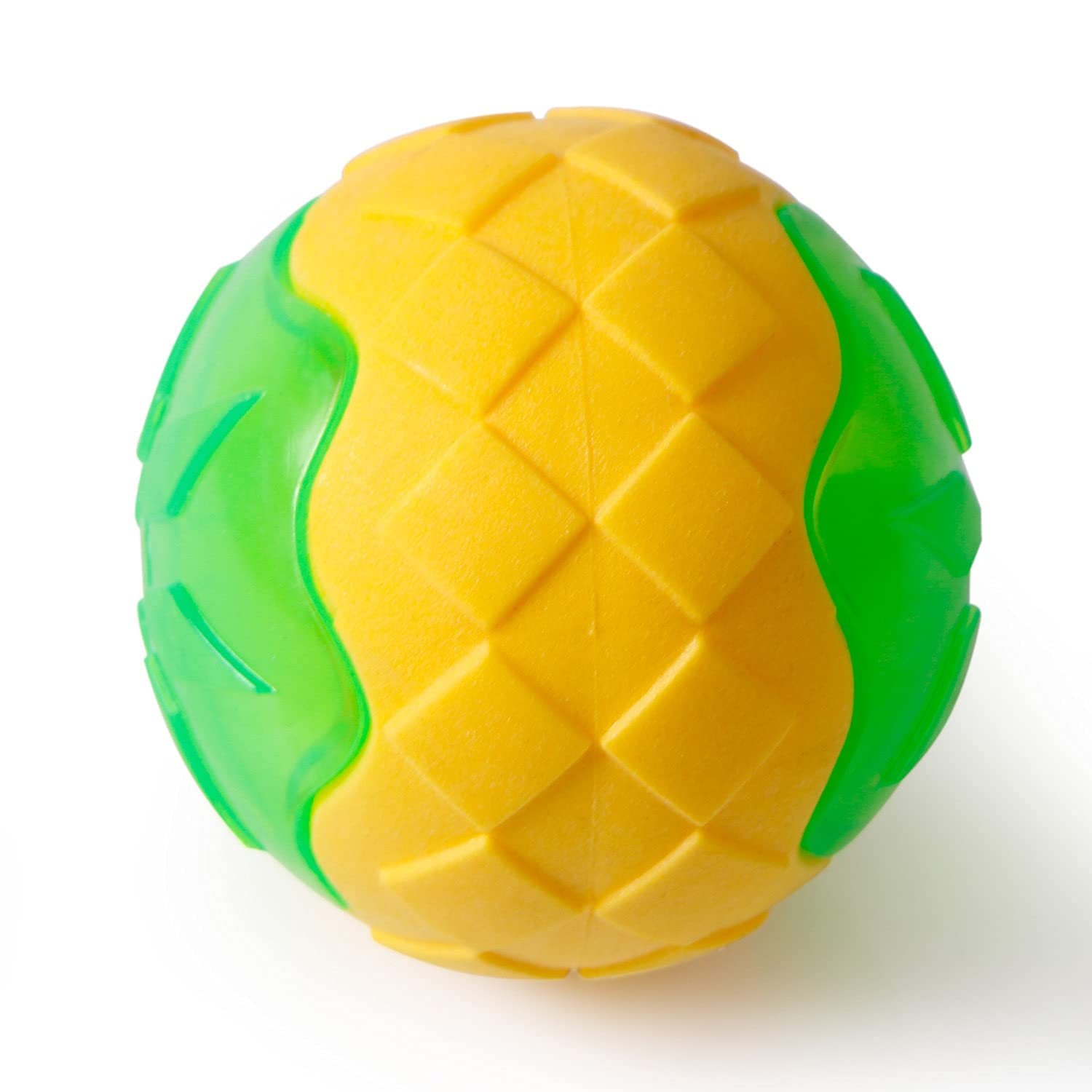 PET FUN TPR LED Floating Ball with Squeaker for Dogs  Interactive Dog Chew & Fetch Toy for Puppies & Aggressive Chewers  Durab