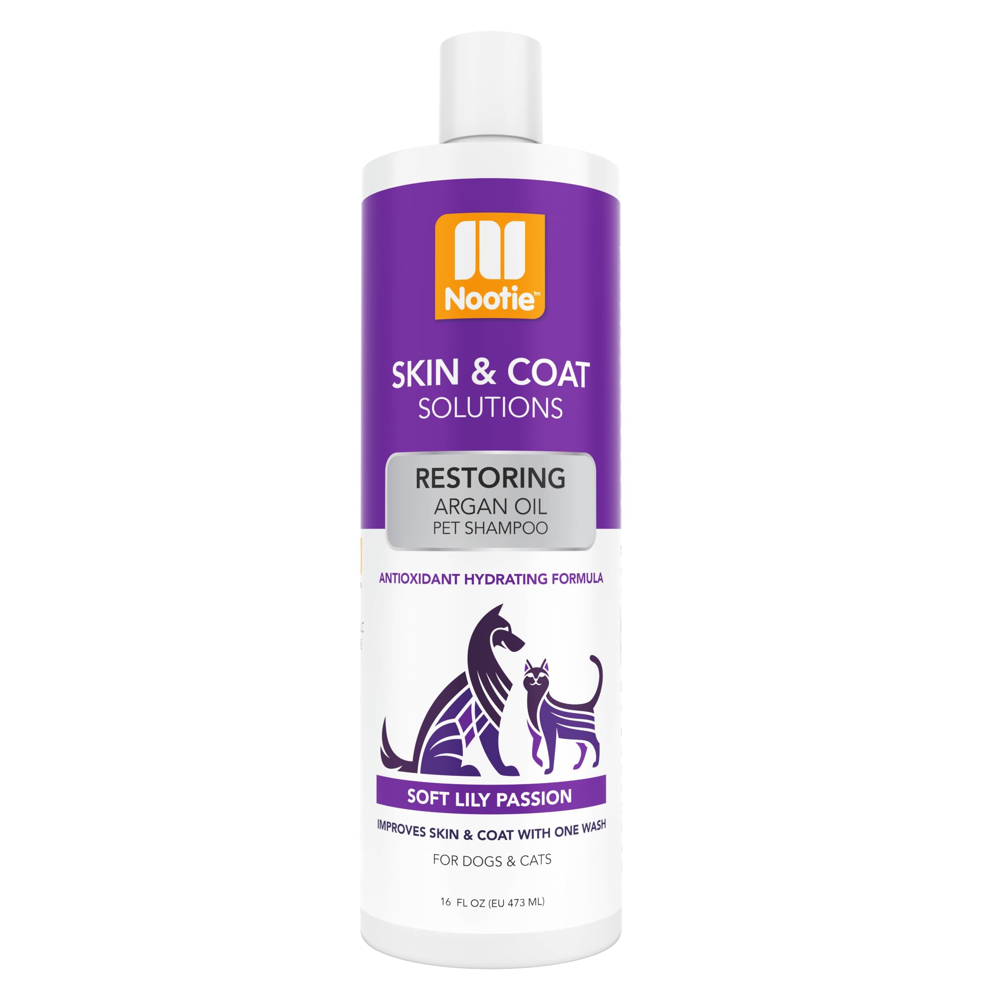 Nootie - Pet Shampoo For Sensitive Skin - Revitalizes Dry Skin & Coat - Natural Ingredients - Gentle Dog Shampoo - Cleans & Conditions
