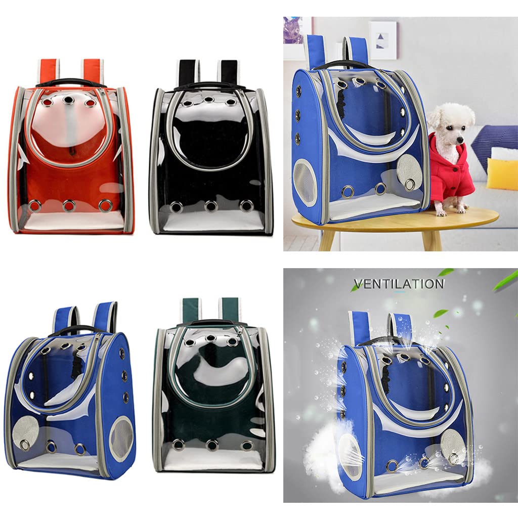 VISTORA Pet Cat Dog Carrier Bag Backpack Travel Kennel Handbag Puppy Bag Crate Red