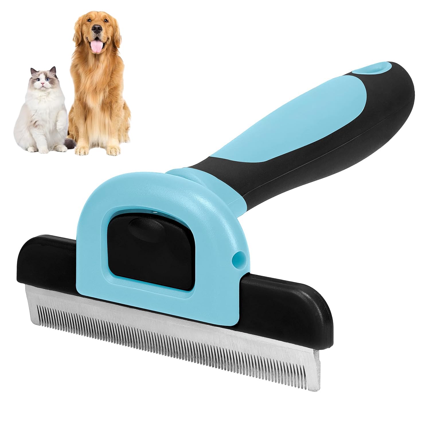 Furco Deshedding Dogs And Cats Brush  New 6Mm Blade  Dog Brush For Short Medium Long Hair  Cat Brush  Pet Grooming Brush, De
