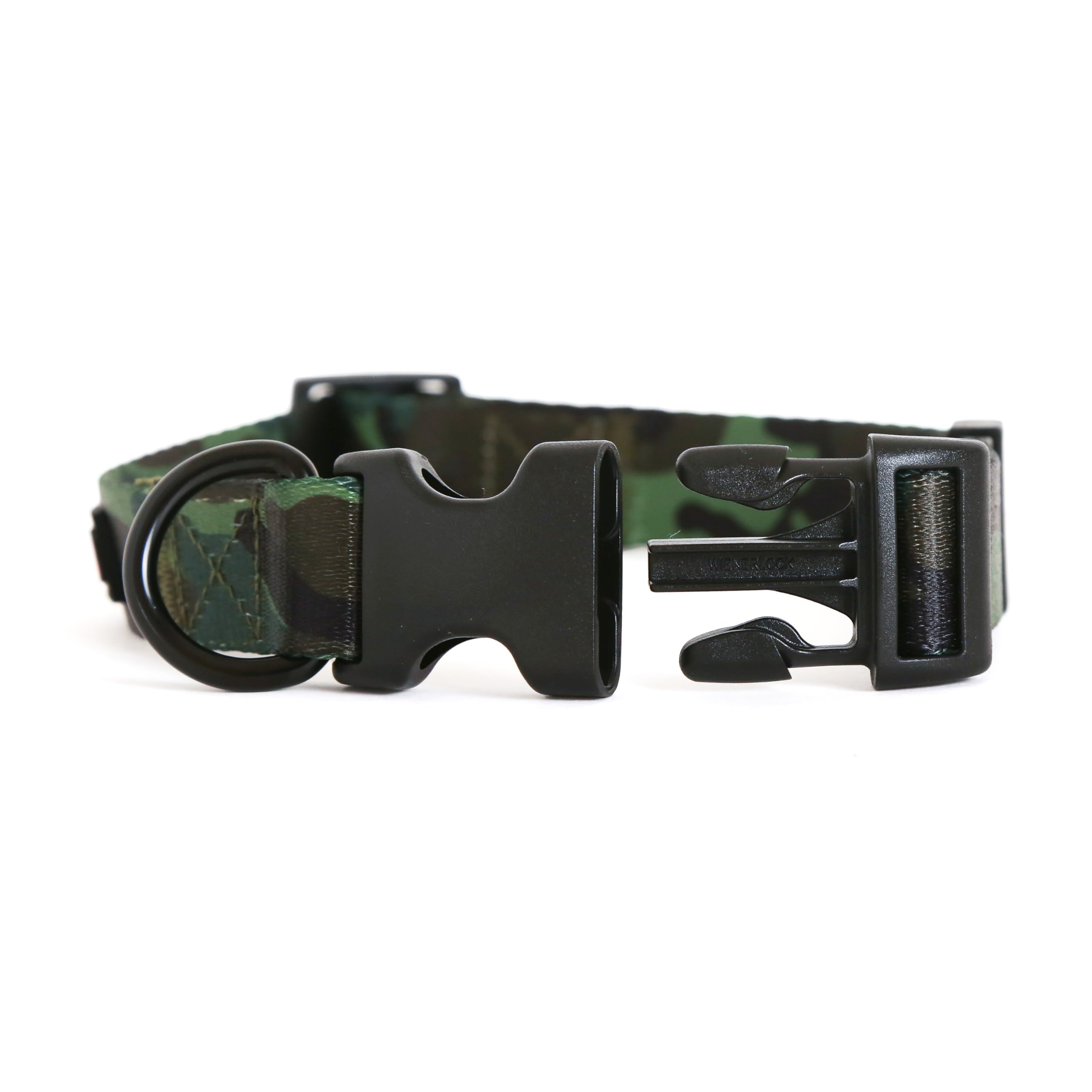 Dog Collars, Soft Adjustable Polyester, Vibrant Prints With Quick-Release Utx Buckle. Designed For Small Medium Large Dogs (Army