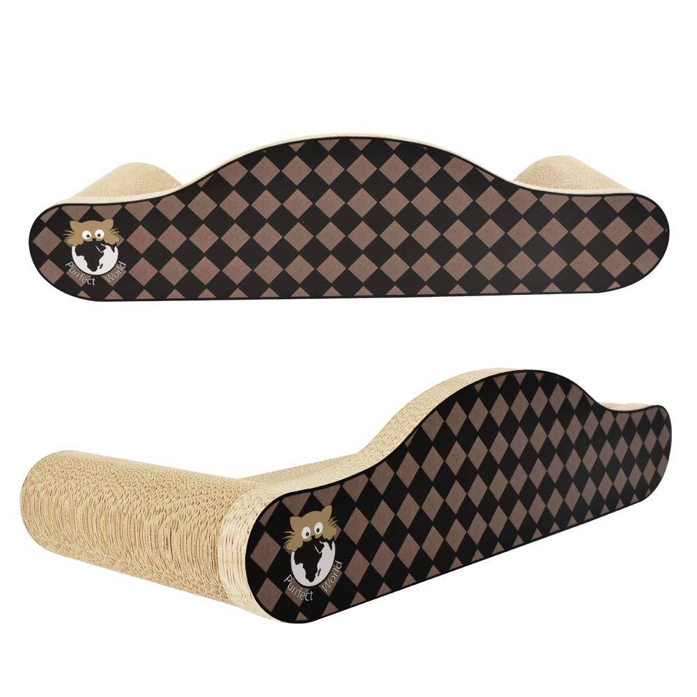 Purrfect World Cat Scratcher - Cat Lounge - Checker Board