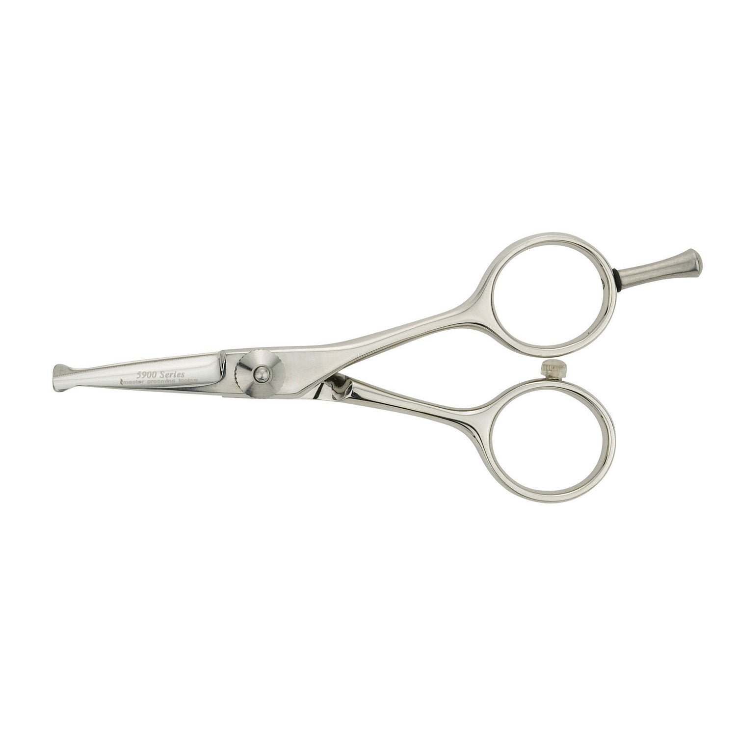 Master Grooming Tools 5900 Series Japanese Stainless Steel Shears — High-Performance Shears For Grooming Dogs - 46-Tooth Thinning Shears, Eye/Ear, 4½'