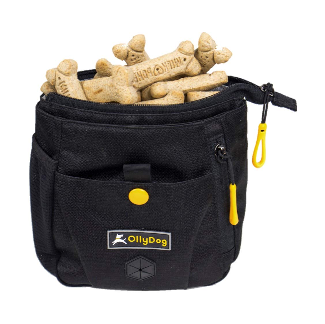 OllyDog Backcountry Day Bag Fanny Pack, Dog Treat Pouch, Polyester, One Size, Raven, Model 1050-1100-102