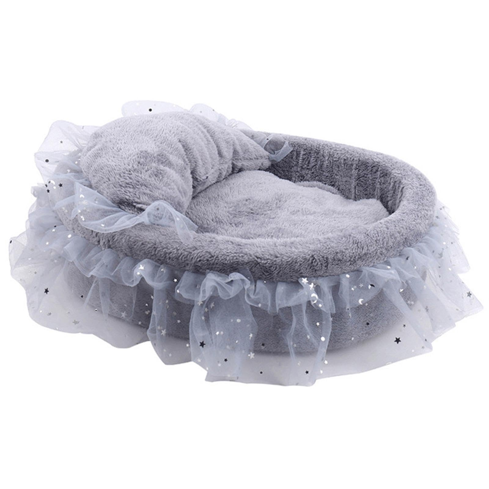 APIRILY Cute Princess Cats Beds for Indoor Cats Anti Slip Durable Kitten Sleeping Bed L | Pet Supplies | Cat Supplies | Beds