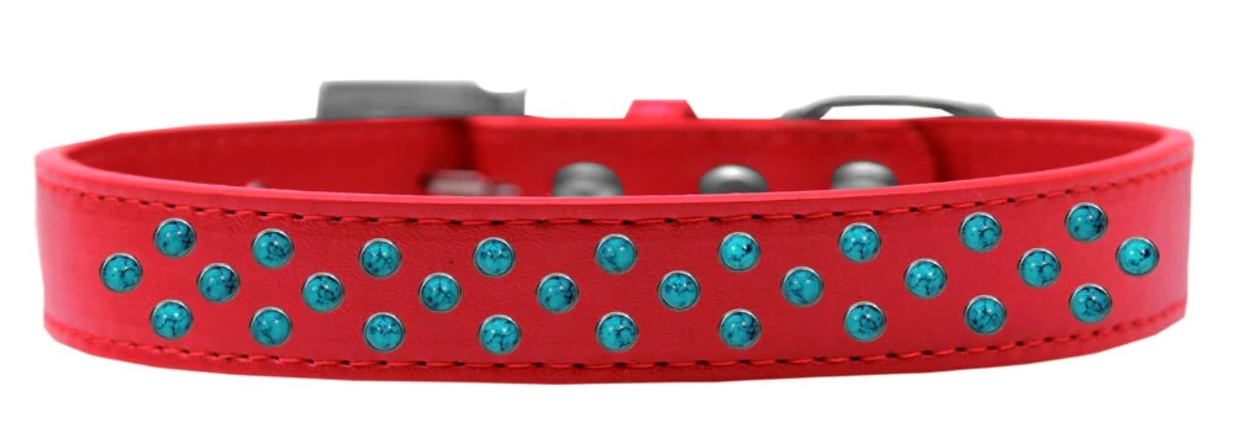 Dog, Puppy & Pet Fashion Collar, Southwest Turquoise Pearl Rimsets Sprinkles Black 12