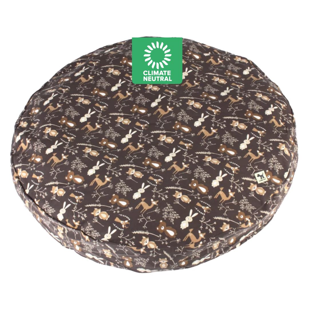 Molly Mutt Medium to Large Dog Bed Cover - Gorgeous Beasts Print - Measures 36    x 5 - 100% Cotton - Durable - Breathable - Sus