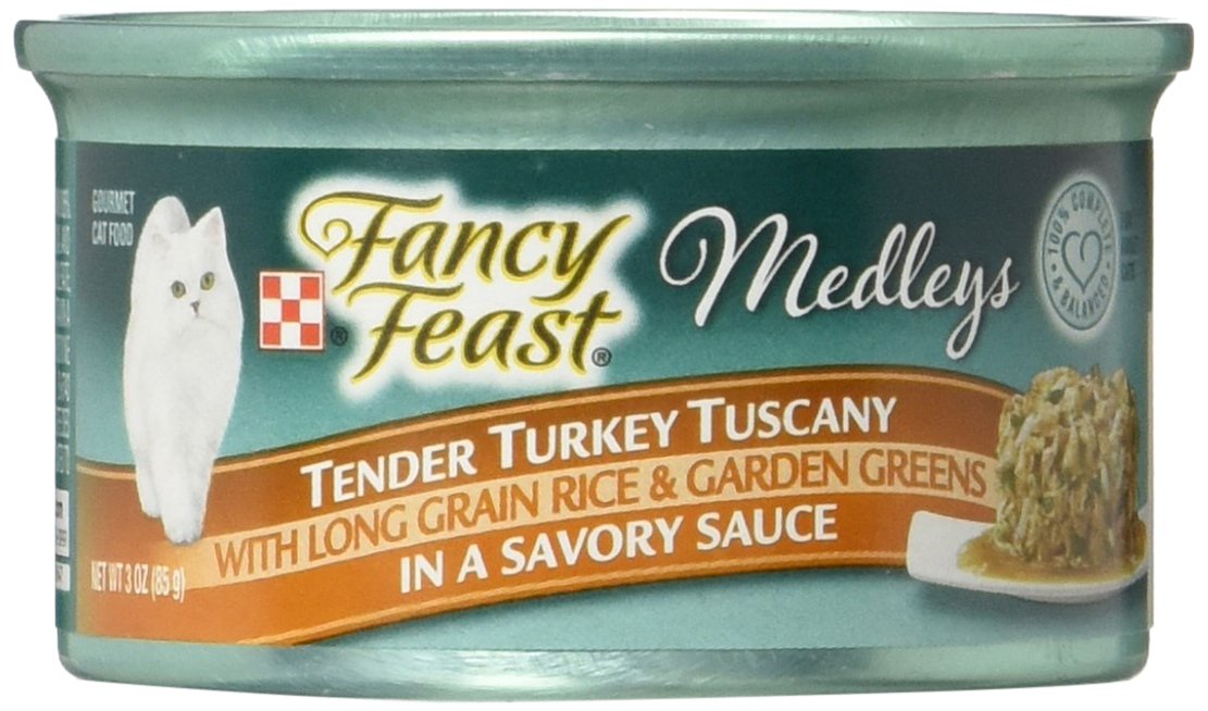 Fancy Feast Purina Elegant Medleys Tuscany Collection Cat Food Variety Pack, 36 oz