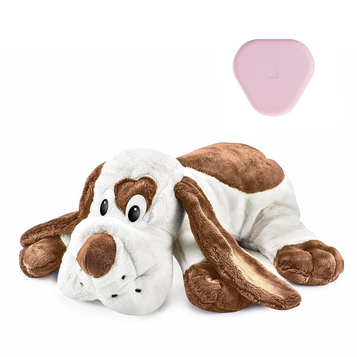 Moropaky Puppy Toy Heartbeat Toy For Anxiety Relief, Behavioral Training Aid Toy For Dog Calming Sleeping Soother Cuddle Snuggle Your Pet