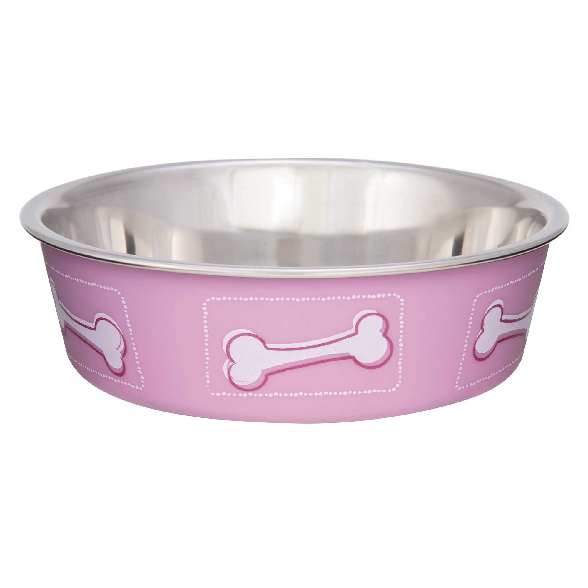 Loving Pets Coastal Bella Bowl For Dogs, Large, Pink