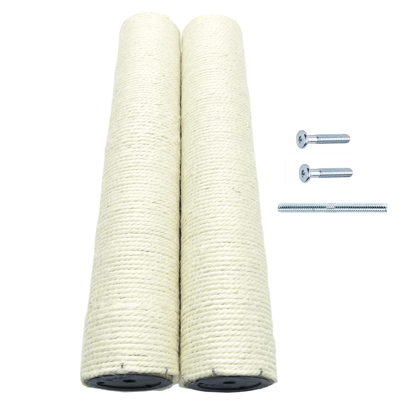 SHENGOCASE Cat Tree Tower Accessories Replacement Post 17.7 L, 3.15 Pole with M8 Bolt, DIY Cat Scratching Post Replacement Parts