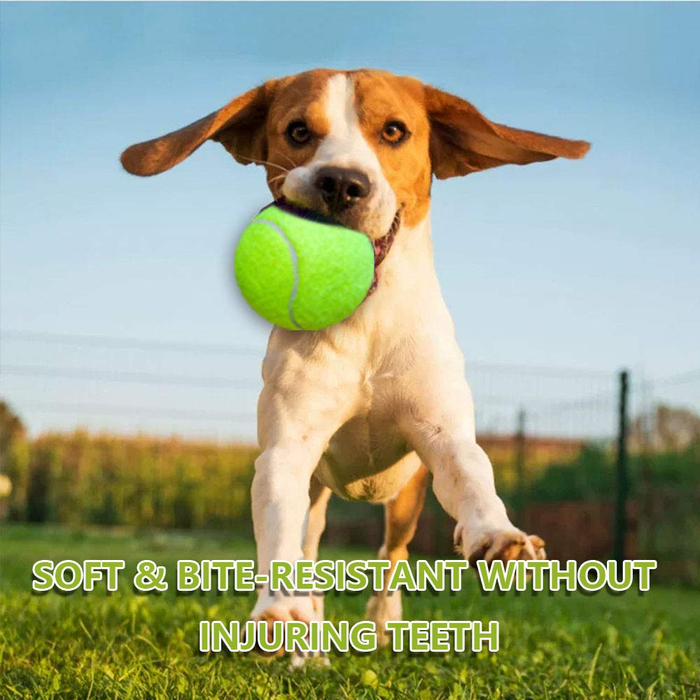 Besthls Dog Ball 2.5 Inch Tennis Dog Treat Ball For Small Medium Pet Peppy Playing Fetching Chewing Exercise & Training Indoor Outdoor (16 Pack)