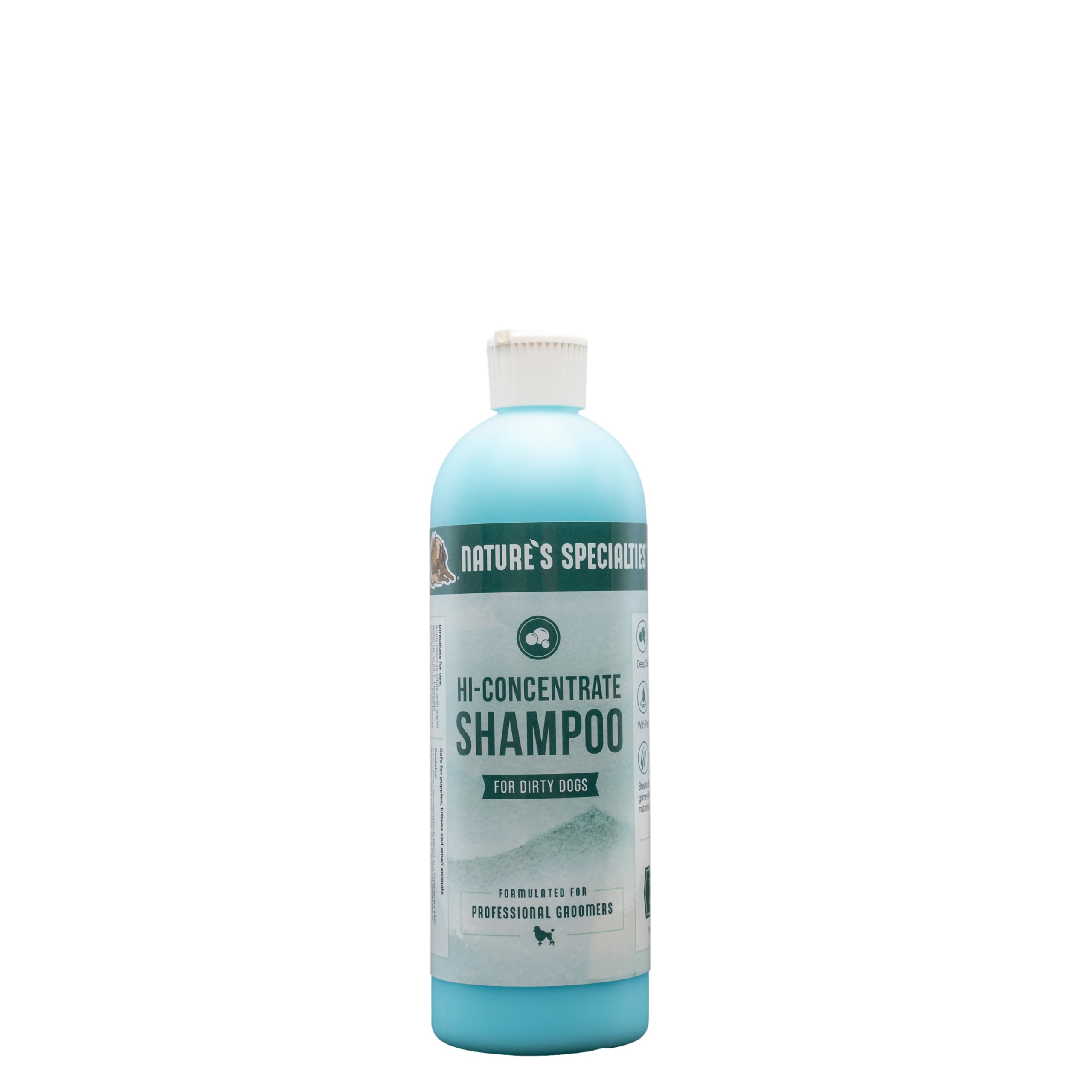 Natures Specialties High Concentrate Ultra Concentrated Dog Shampoo for Pets, Makes up to 2 Gallons, Natural Choice of Professi