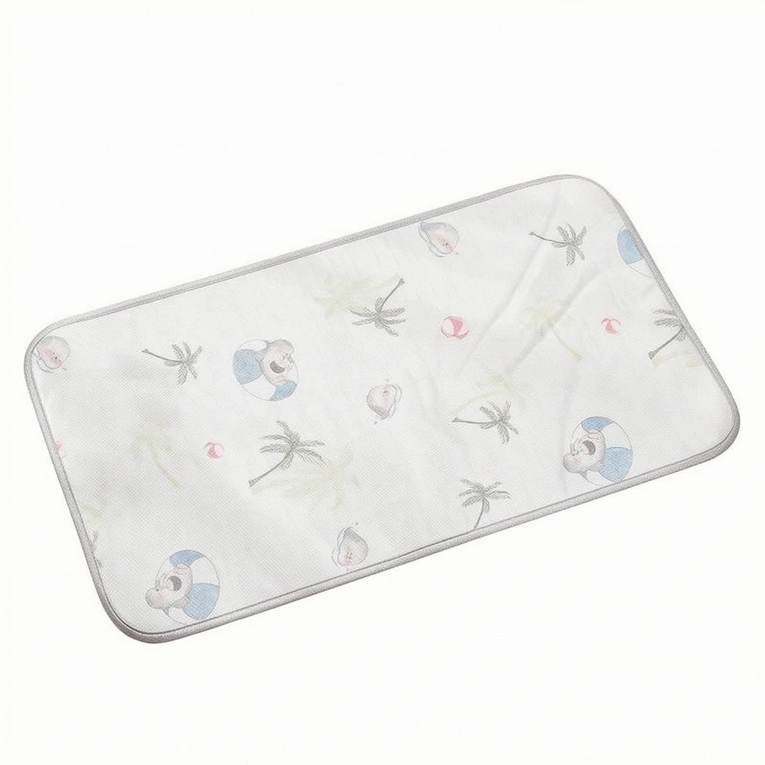 STYLEHEAVEN Rounded Corners Pet Sleeping Mat Stitched Edging Rectangular Pet Mat, 45X75Cm, Holiday Style Pet Supplies | Small An