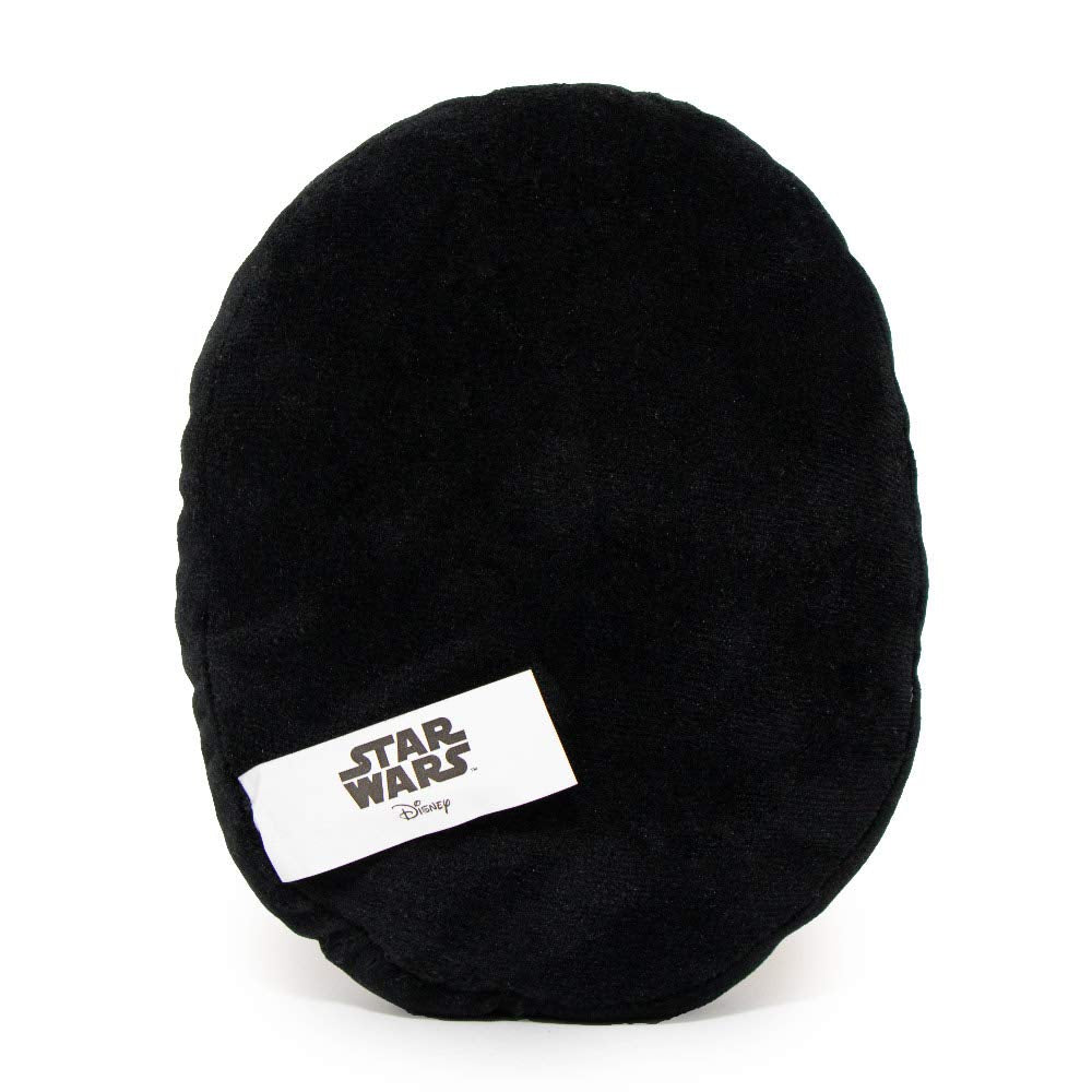 Buckle-Down Dog Toy, Mandalorian, Plush Squeaker Star Wars The Mandalorian Helmet, 8 x 8 (DTPT-SWBFJ)