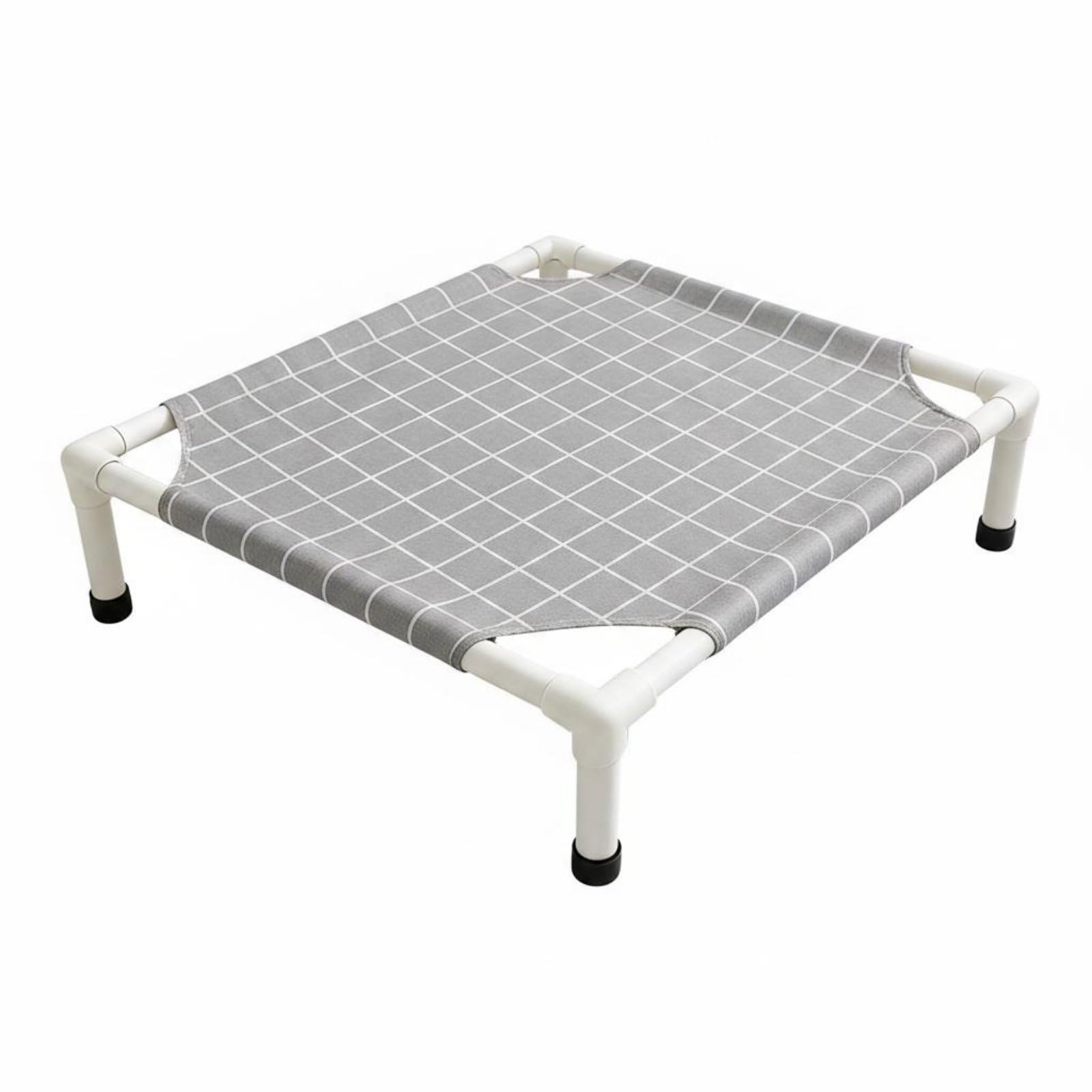 Merishopp Detachable Elevated Dog Bed YearRound Raised Dog Bed Washable Mesh Pet Cot Above the Ground for Small Dogs, S, Grey P