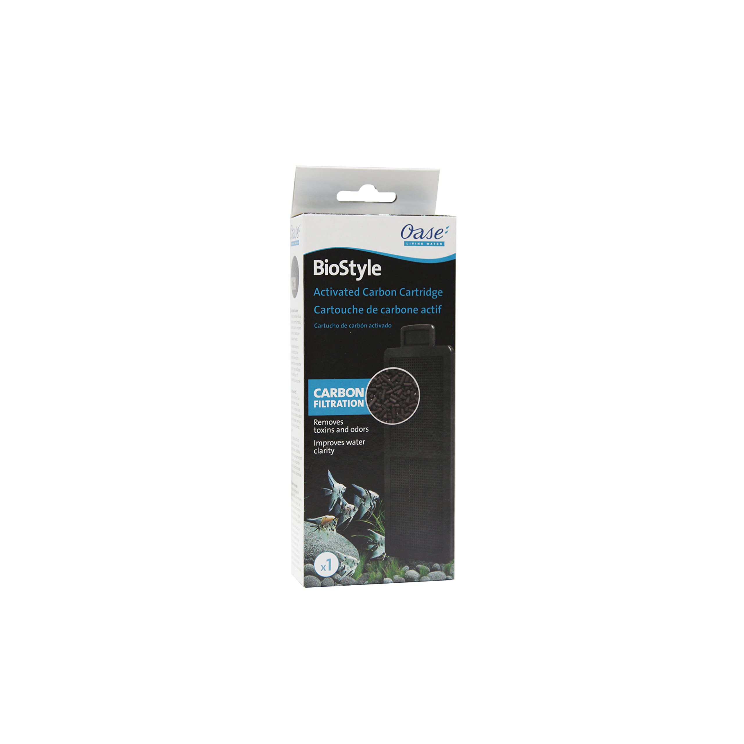 Oase Indoor Aquatics Biostyle Activated Carbon Cartridge, Black (84249)