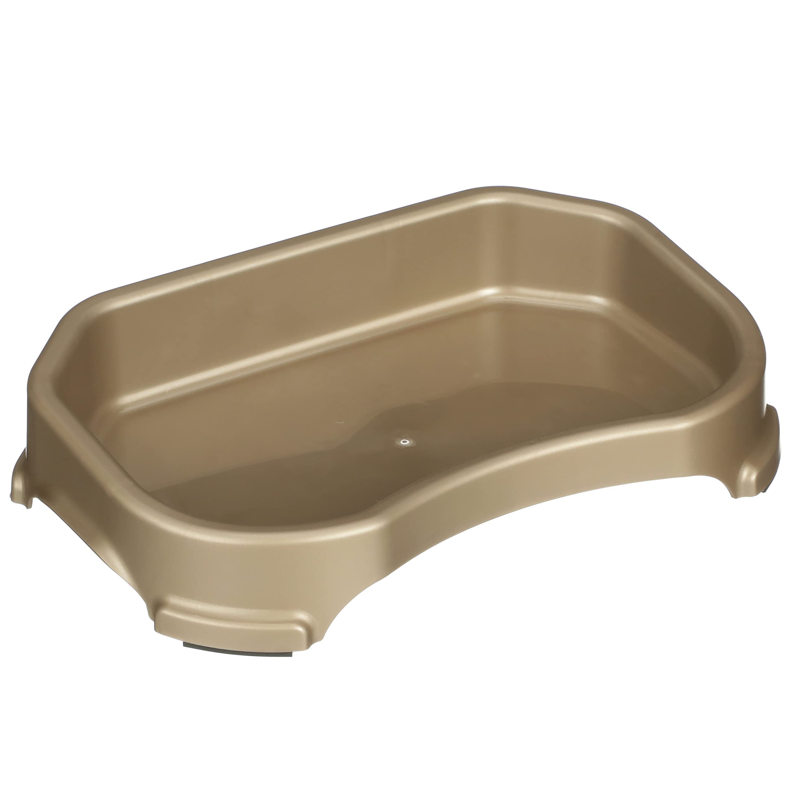 Neater Pet Brands Big Bowl - Extra Large Bowl for Cats or Small Dogs - Large Surface Area (8 Cups Capacity, Champagne)