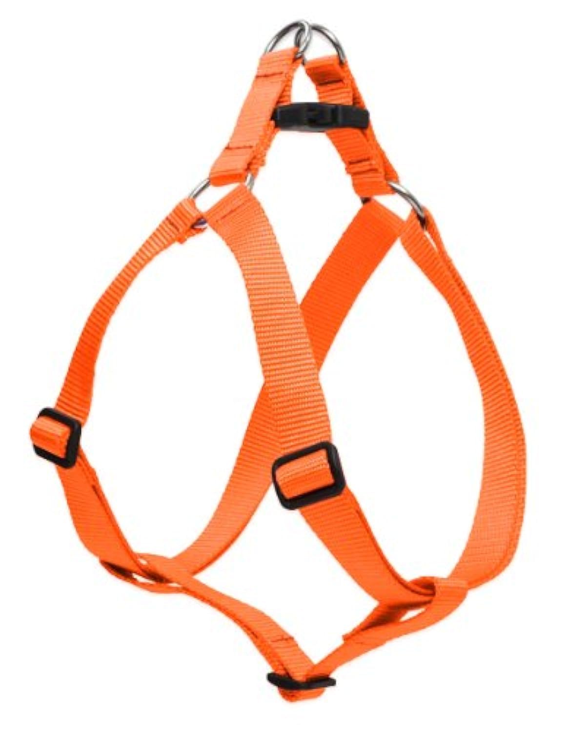 Lupinepet Basics 1' Blaze Orange 24-38' Step In Harness For Large Dogs