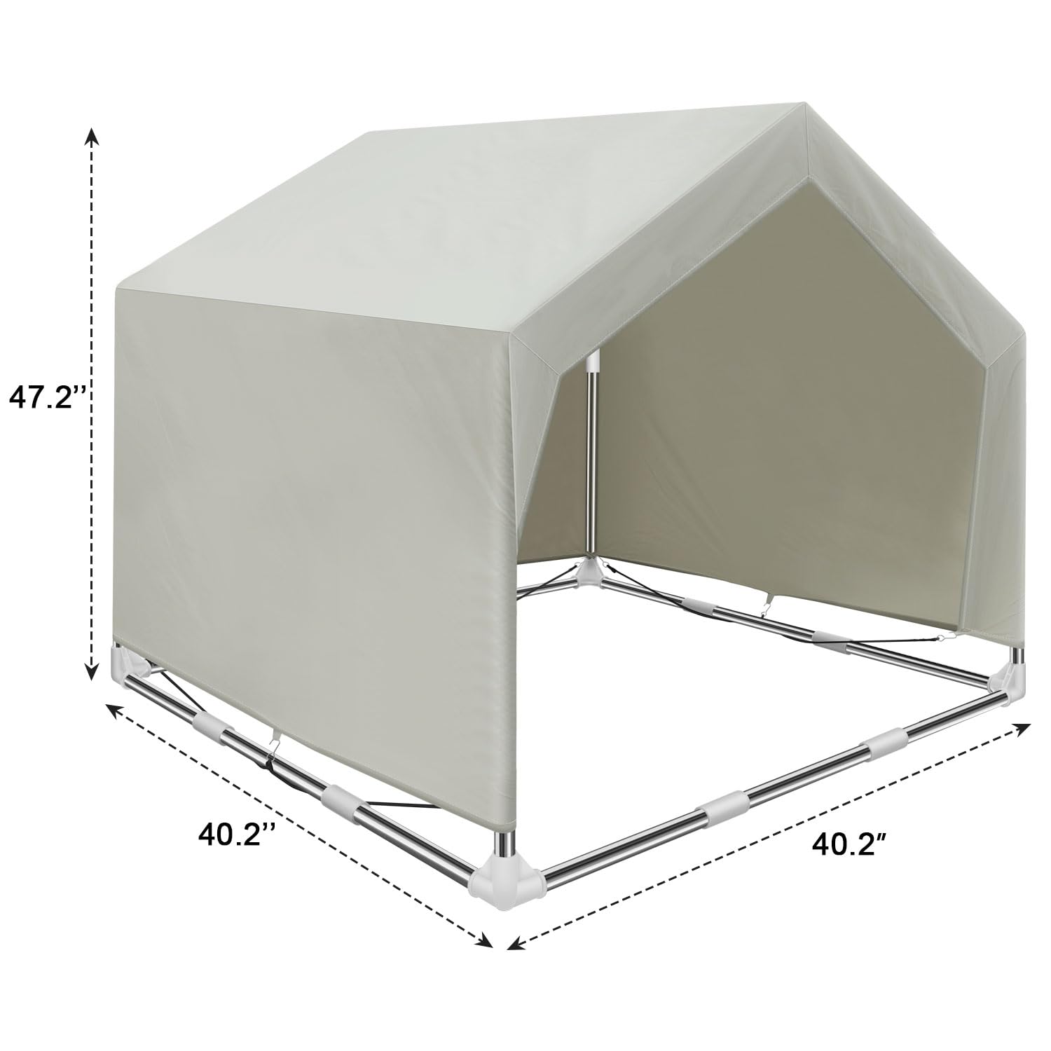 Dog Shade Shelter Outdoor Large Tent Dog House For Large Dogs, Outdoor Dog Tent, Outside Sun Rain Canopy Pet House For Cats, Rab