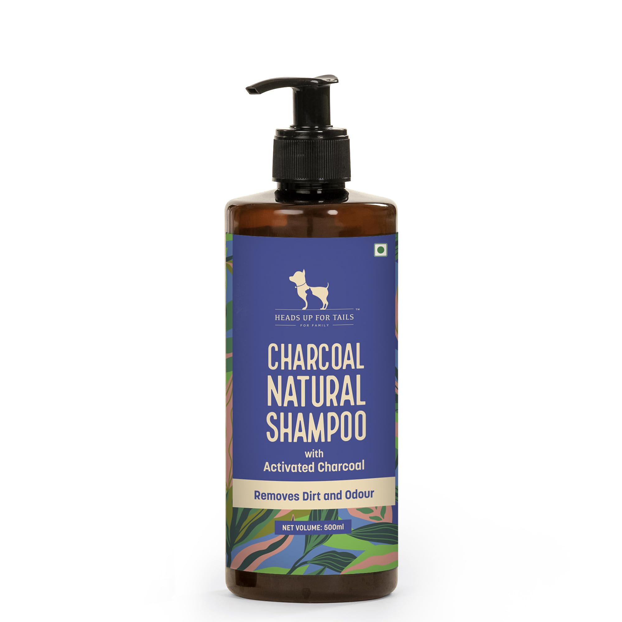 Huft Dog Shampoo With Activated Charcoal (Over 12 Weeks) | Deep Cleansing, Odor Control & Dirt Removal | Suitable For Labrador, 