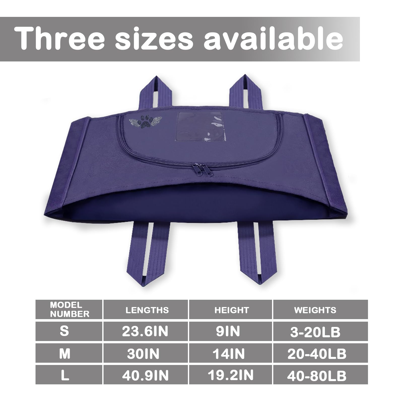 Lzhtime Pet Burial, Eco Friendly Pet Body Bag Suitable For All Kinds Of Pets Pet Casket For Burial And Cremation(Blue,S)