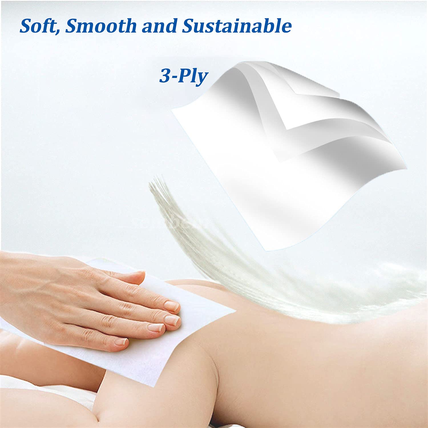 Car Tissue Refill, Tissues Travel Size Pack For Car Or Purse, 15 Packets, 450 Sheets, Soft And Comfortable