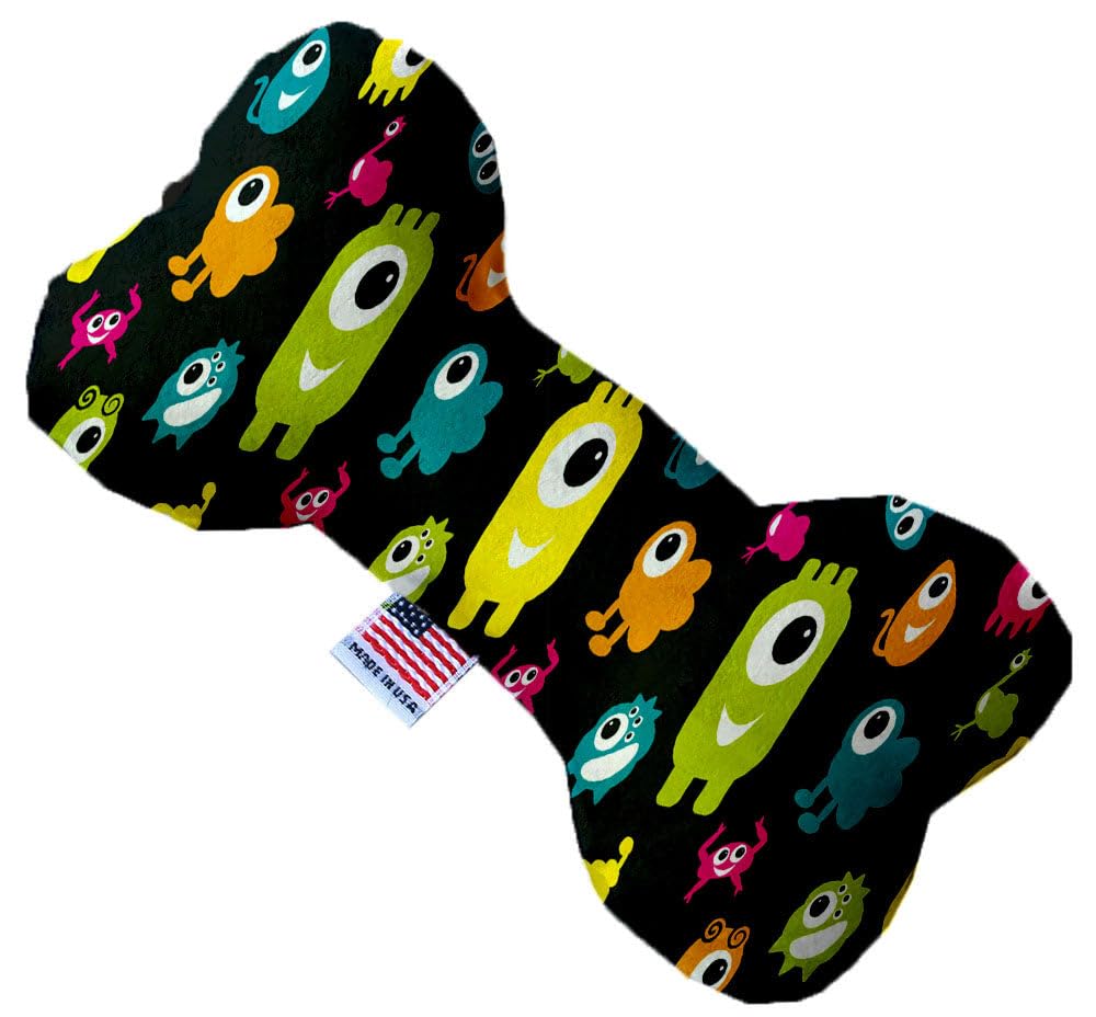 Halloween Pet & Dog Plush Heart or Bone Toy, "Trick-Or-Treat Group" (Available in different sizes, and 10 different patterns!) Monster Zoo 8" Plush Bone