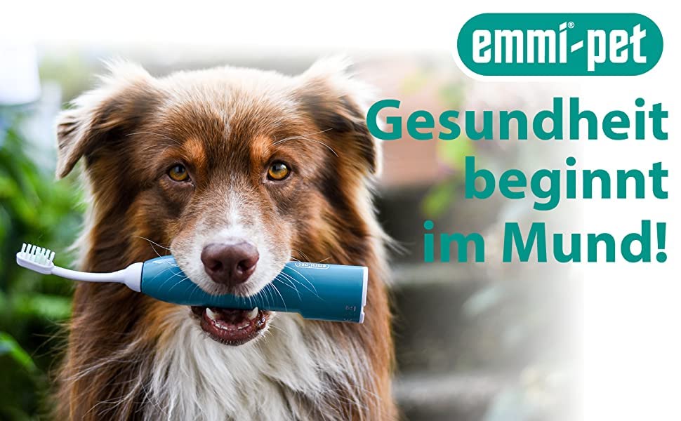 Emmi-pet Ultrasound Bristle-Head Attachments to Clean Pets Teeth and Gums (Large Head Size, Set of 2)