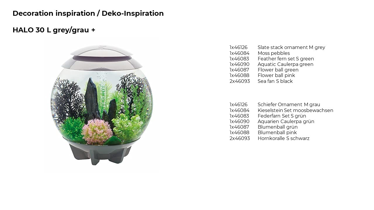 Biorb 46126.0 Slate Stack Ornament Medium Grey Aquariums