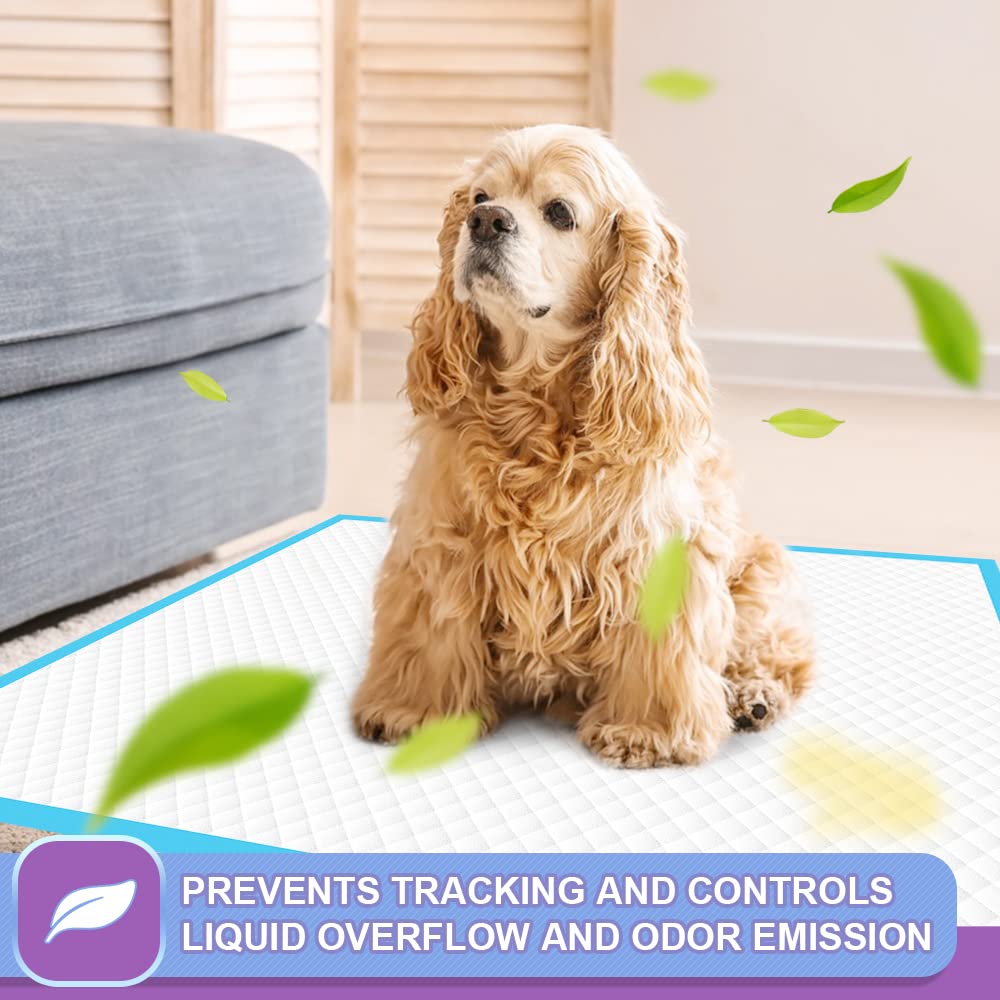 Immcute Puppy Pee Pads 22'X23'-150 Count | Dog Pee Training Pads Super Absorbent & Leak-Proof | Disposable Pet Piddle And Potty Pads For Puppies | Dogs | Doggie| Cats | Rabbits