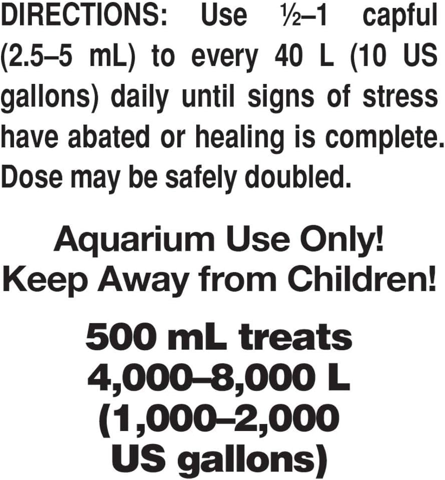 Seachem StressGuard Slime Coat Protection - Stress and Toxic Ammonia Reducer 500 ml (Pack of 2)
