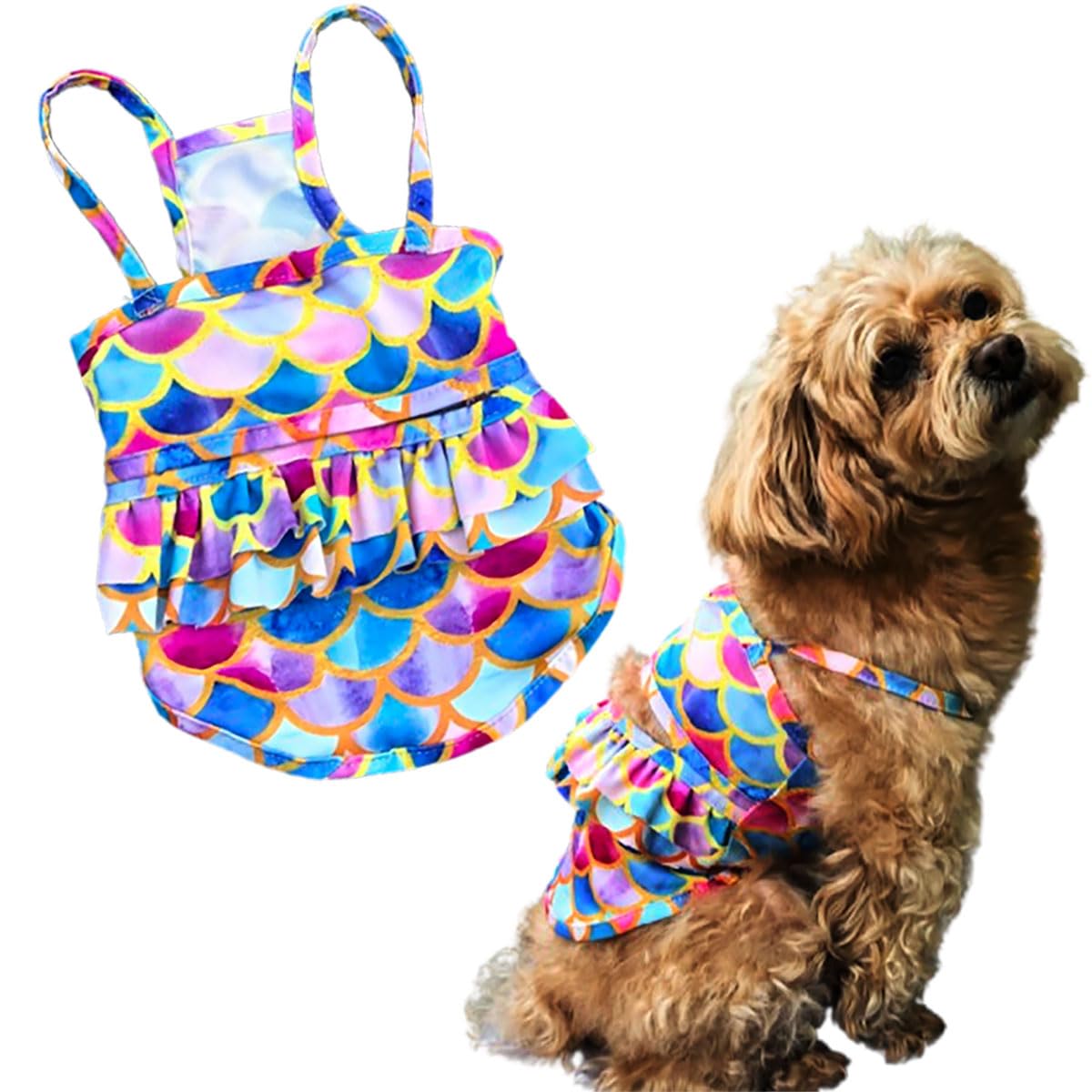 Funny Dog Swimwear Bikini Summer Dog Clothes Beach Swimsuit Puppy Bathing Suit Puppy Vest Cooling Pet Shirt For Small Dogs, Cat 
