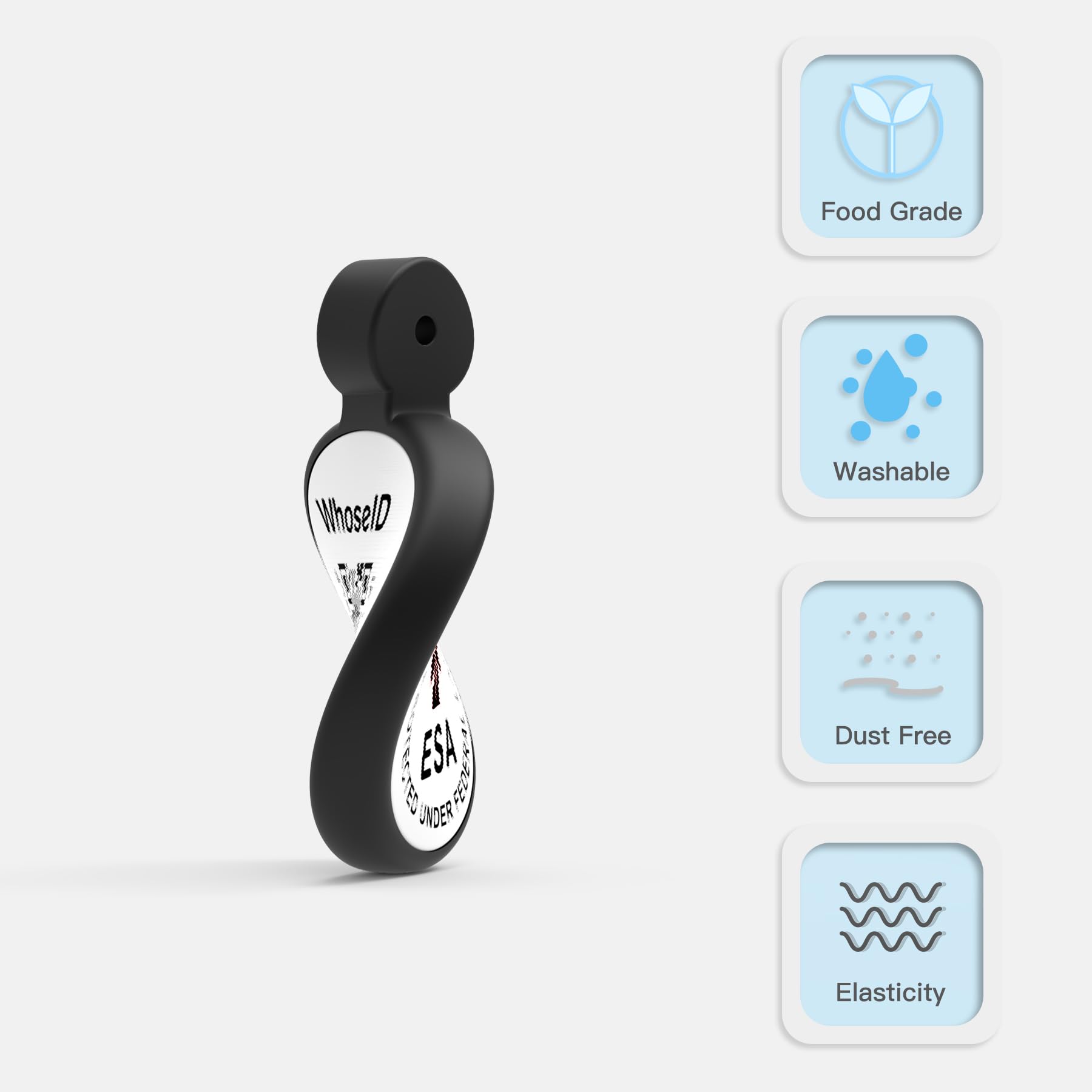 Whoseid Qr Code Dog Tag, Qr Code Pet Id Tag, Dog Id Tag, Waterproof Lightweight Silent Tag, Modifiable Free Pet Online Profile, Scan Qr Code Send Instant Pet Location Alert Email (Esa, Orange)