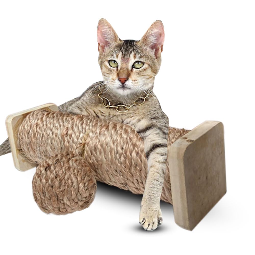 Mats Avenue Door Mats At Your Door Step Hand Crafted Interactive Toy For Cats With Catnip Enriched Ball Made Of Soft Jute And Si